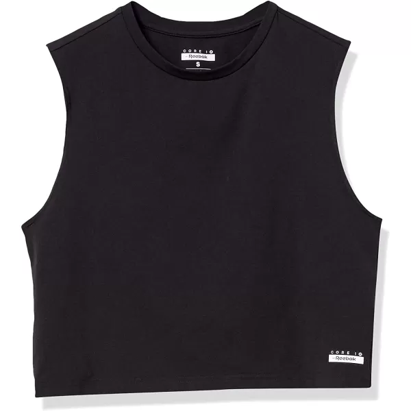 imageCore 10 by Reebok Womens Crop Fitted Muscle TankBlack
