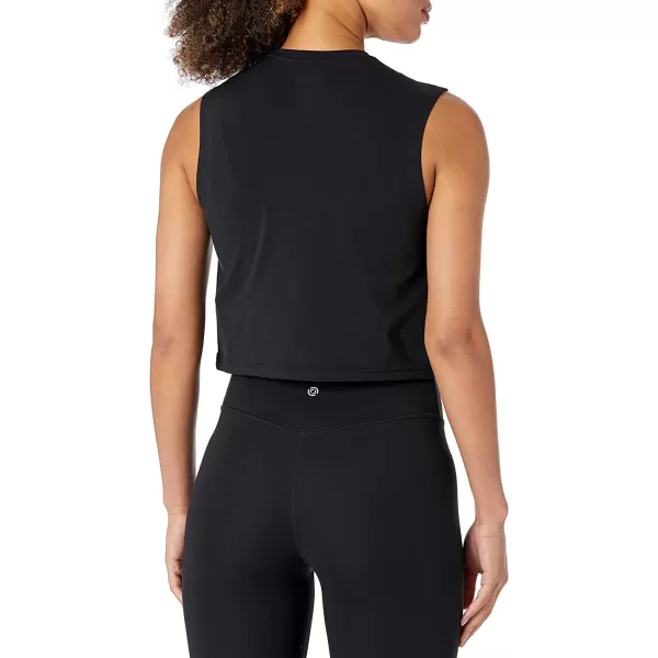 imageCore 10 by Reebok Womens Crop Fitted Muscle TankBlack