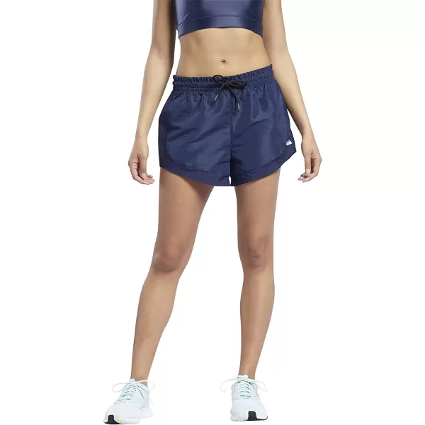 imageCore 10 by Reebok Womens Shiny Woven ShortsVector Navy