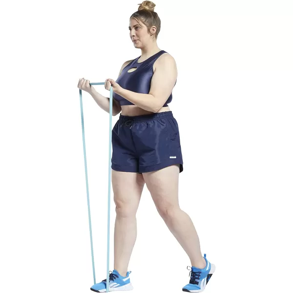 imageCore 10 by Reebok Womens Shiny Woven ShortsVector Navy