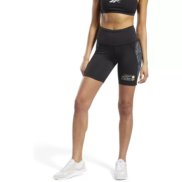 imageJurassic WorldInspired Reebok Womens Active Bike Shorts in Black