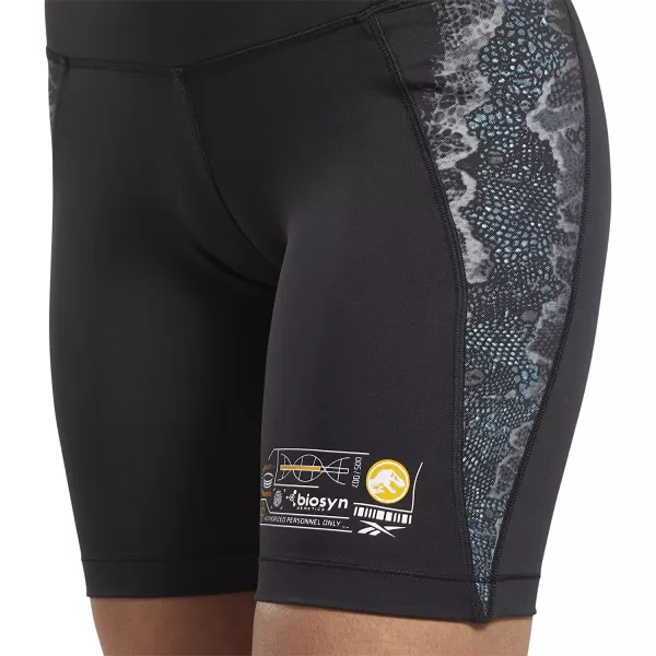 imageJurassic WorldInspired Reebok Womens Active Bike Shorts in Black