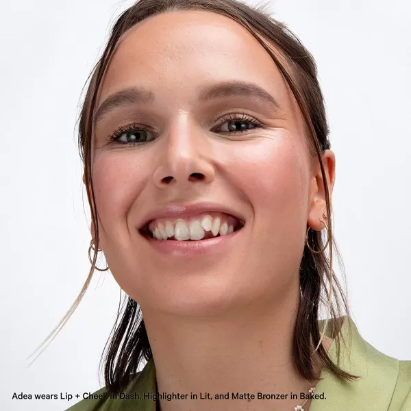 imageMilk Makeup Lip and Cheek Tint  Pigmented Cream Stick  Natural Vegan Formula  021 Oz WERK  Dusty RoseDASH  Light Pink