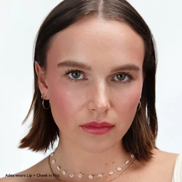 imageMilk Makeup Lip and Cheek Tint  Pigmented Cream Stick  Natural Vegan Formula  021 Oz WERK  Dusty RoseFLIP  True Red