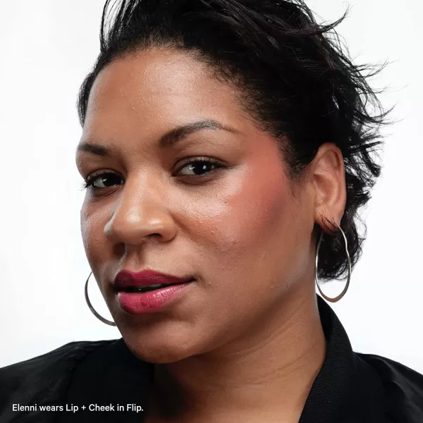 imageMilk Makeup Lip and Cheek Tint  Pigmented Cream Stick  Natural Vegan Formula  021 Oz WERK  Dusty RoseFLIP  True Red