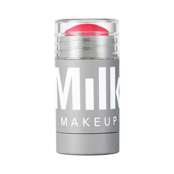 imageMilk Makeup Lip and Cheek Tint  Pigmented Cream Stick  Natural Vegan Formula  021 Oz WERK  Dusty RoseFLIP  True Red