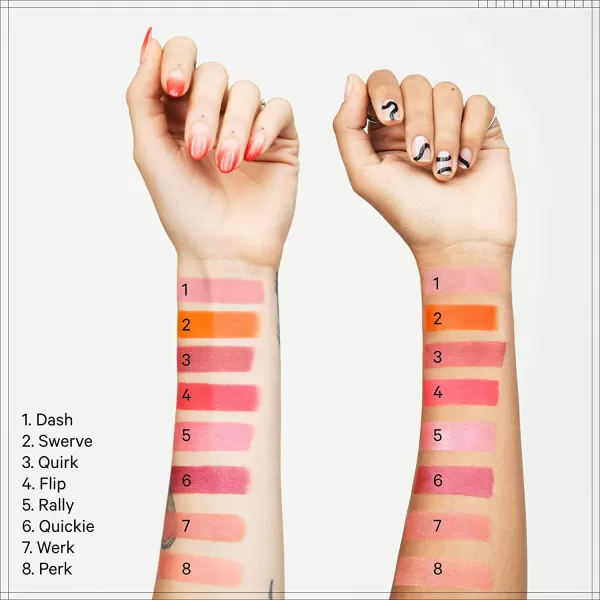 imageMilk Makeup Lip and Cheek Tint  Pigmented Cream Stick  Natural Vegan Formula  021 Oz WERK  Dusty RoseQUIRK  Spiced Rose
