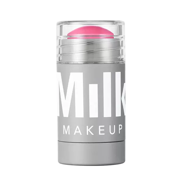 imageMilk Makeup Lip and Cheek Tint  Pigmented Cream Stick  Natural Vegan Formula  021 Oz WERK  Dusty RoseRALLY  Shimmery Mauve