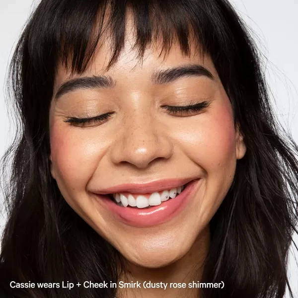 imageMilk Makeup Lip and Cheek Tint  Pigmented Cream Stick  Natural Vegan Formula  021 Oz WERK  Dusty RoseSMIRK  Dusty Rose with Shimmer