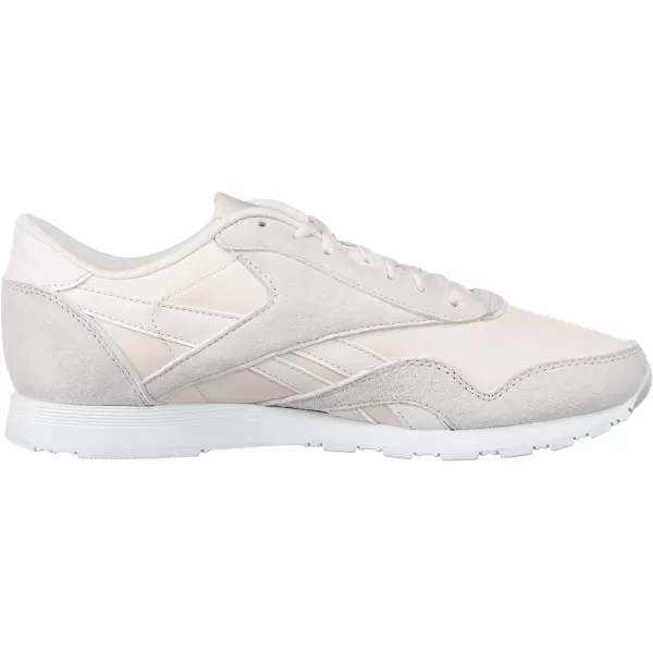 imagePale Pink and White Reebok Womens Classic Nylon Casual Shoes