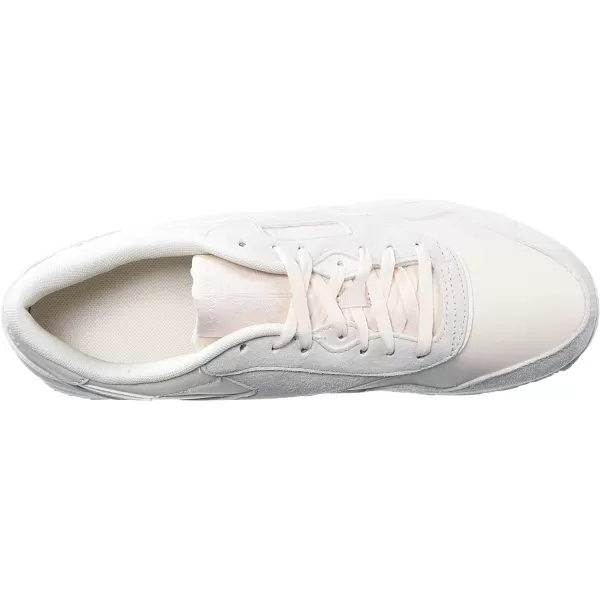 imagePale Pink and White Reebok Womens Classic Nylon Casual Shoes