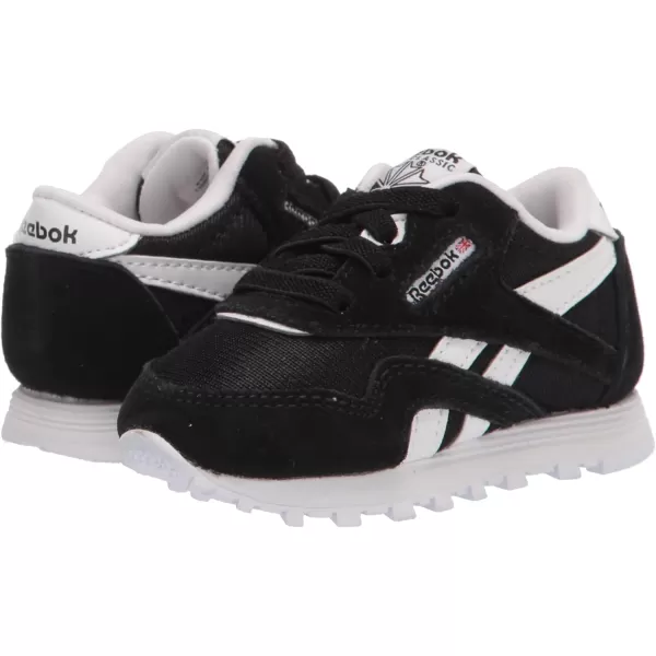 imageReebok Baby Boys Classic Nylon Sneaker BlackWhite 10 InfantReebok Baby Boys Classic Nylon Sneaker BlackWhite 10 Infant