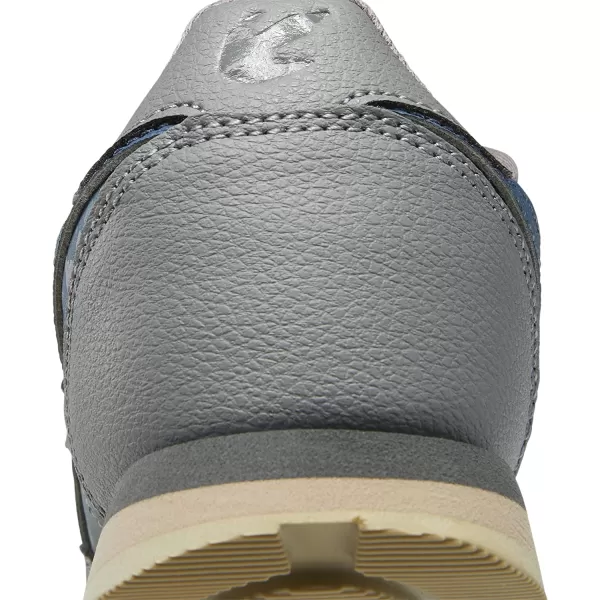 imageReebok Boys Classic Leather Sneaker Jurassic WorldGreyTeal FogBrave Blue 115 Little Kid