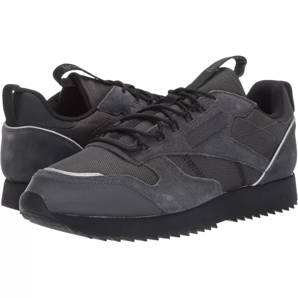 imageReebok Classic Leather BlackBlack Mens Shoes 116GreyBlackPanton