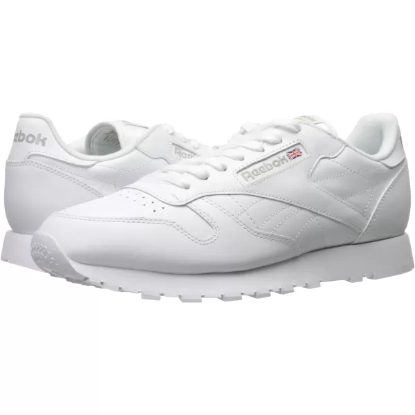 imageReebok Classic Leather BlackBlack Mens Shoes 116UswhiteWhiteLt Grey