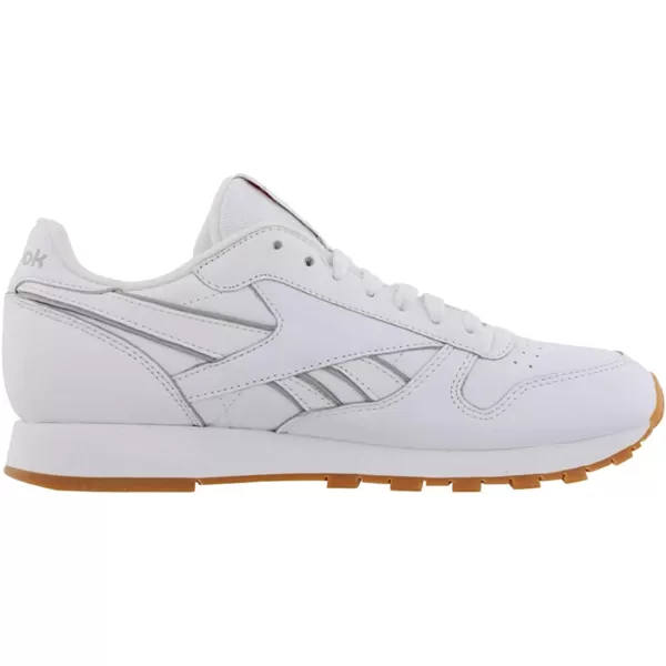 imageReebok Classic Leather Sneaker  Unisex  Adult  BlackPure Grey