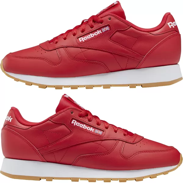 imageReebok Classic Leather Sneaker  Unisex  Vector RedFtwr WhiteReebok Rubber Gum03