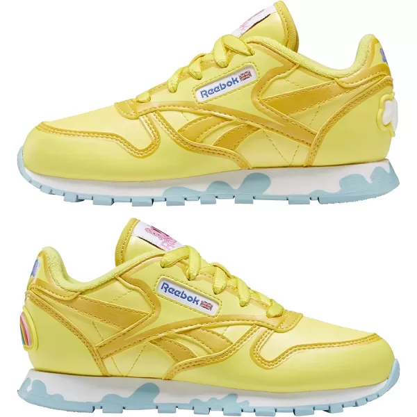 imageReebok Classic Leather Sneaker Power YellowForage GreenBrave Blue