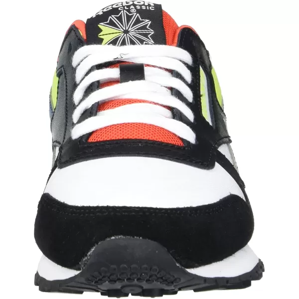 imageReebok Classic Leather Sneaker for UnisexChild BlackWhiteDynamic Red