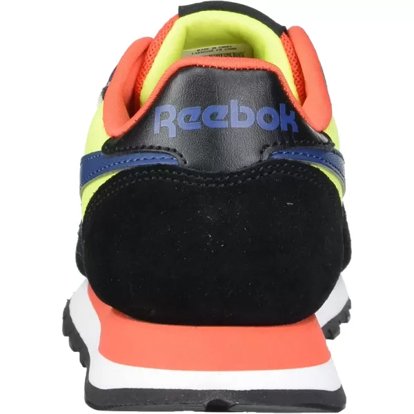 imageReebok Classic Leather Sneaker for UnisexChild BlackWhiteDynamic Red