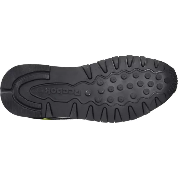 imageReebok Classic Leather Sneaker for UnisexChild BlackWhiteDynamic Red