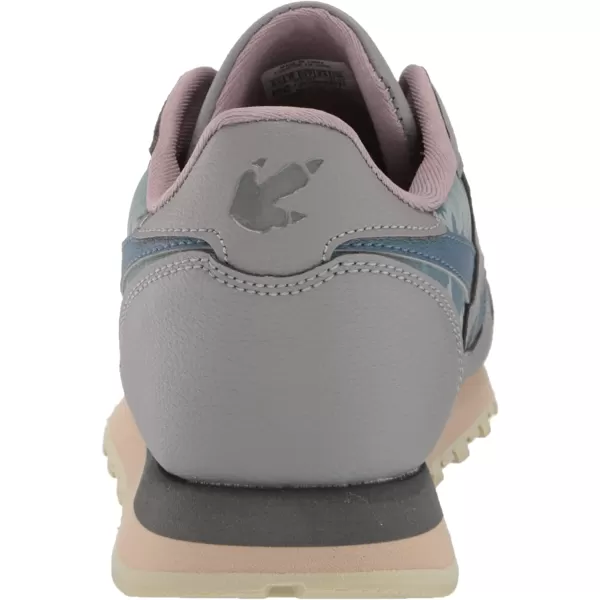 imageReebok Classic Leather Sneaker for UnisexChild Jurassic WorldGreyTeal FogBrave Blue