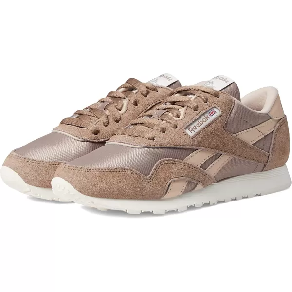 imageReebok Classic Nylon Casual Shoes for Women TaupeSoft EcruChalk