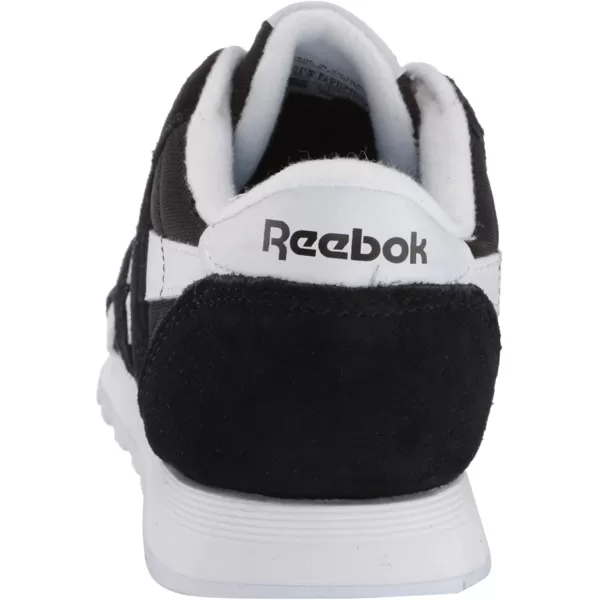 imageReebok Classic Nylon Womens Casual Shoes BlackWhite