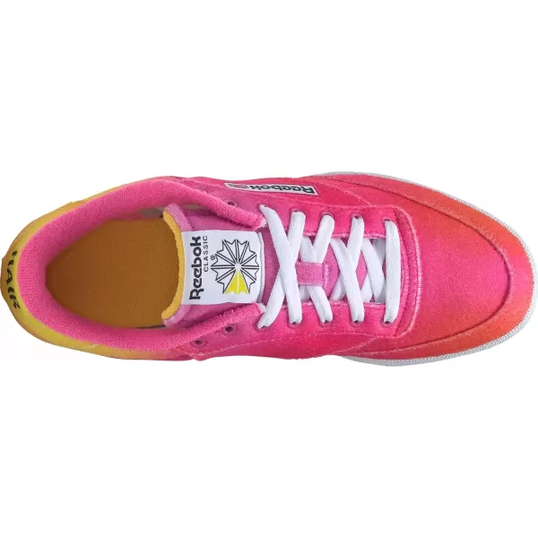 imageReebok Club C 85 Vintage Unisex SneakersAtomic PinkOrange FlareAlert Yellow