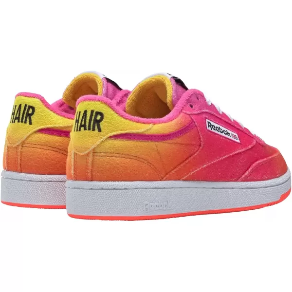 imageReebok Club C 85 Vintage Unisex SneakersAtomic PinkOrange FlareAlert Yellow