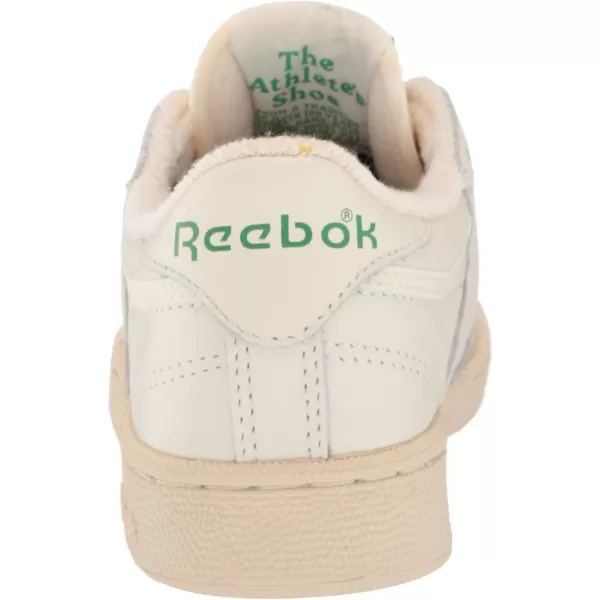 imageReebok Club C 85 Vintage Unisex SneakersChalkPaperwhiteGlen GreenExclnt Red