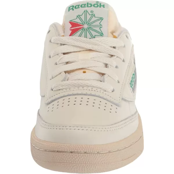 imageReebok Club C 85 Vintage Unisex SneakersChalkPaperwhiteGlen GreenExclnt Red