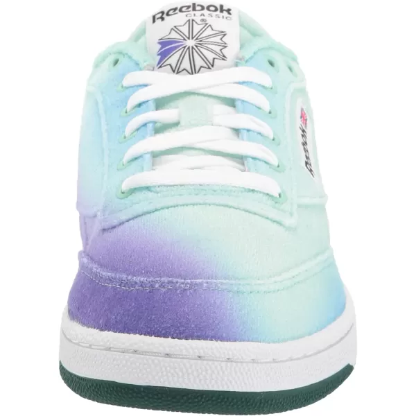 imageReebok Club C 85 Vintage Unisex SneakersHint MintForest GreenSolar Purple