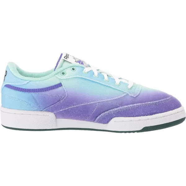 imageReebok Club C 85 Vintage Unisex SneakersHint MintForest GreenSolar Purple