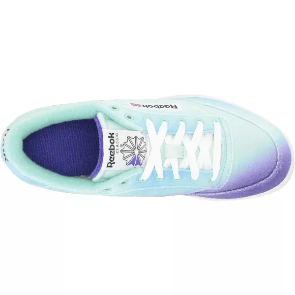 imageReebok Club C 85 Vintage Unisex SneakersHint MintForest GreenSolar Purple