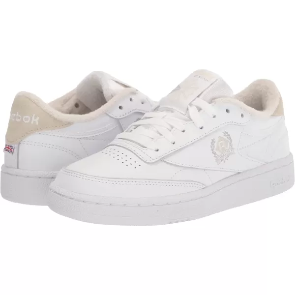 imageReebok Club C 85 Vintage Unisex SneakersWhiteAlabasterPure Grey