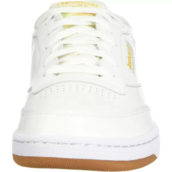 imageReebok Club C 85 Vintage Unisex SneakersWhitePale YellowBright Ochre