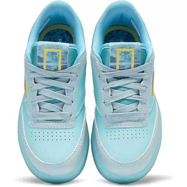 imageReebok Club C Sneaker  National Geographic Ocean Theme Pacific Blue