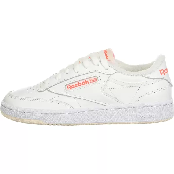 imageReebok Club C Womens Walking Shoe  WhiteCeramic PinkOrange Flare