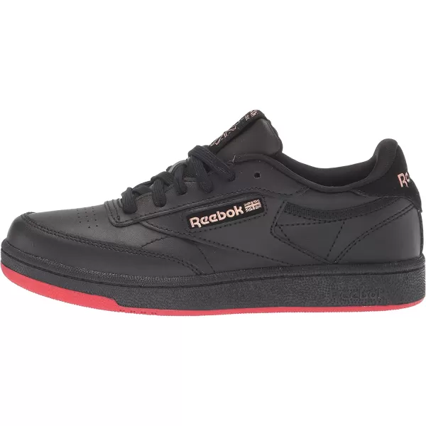 imageReebok Club Fashion SneakerBlackDynamic RedRose Gold