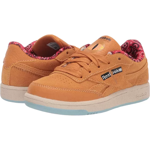 imageReebok Club Fashion SneakerJurassic ParkRich OchreDiffused BlueStadium Red