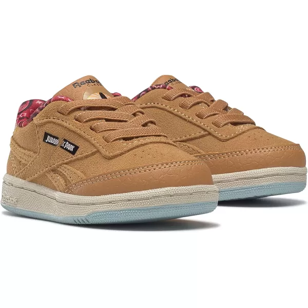 imageReebok Club Fashion SneakerJurassic ParkRich OchreDiffused BlueStadium Red