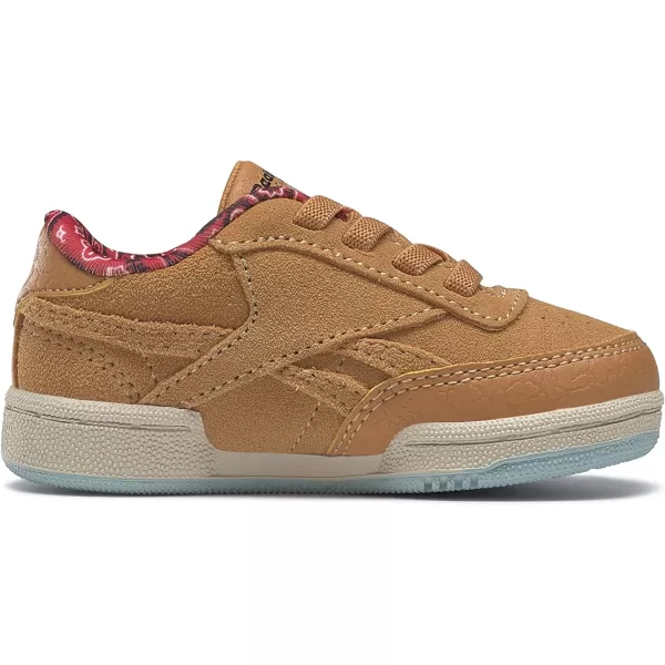 imageReebok Club Fashion SneakerJurassic ParkRich OchreDiffused BlueStadium Red