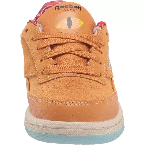imageReebok Club Fashion SneakerJurassic ParkRich OchreDiffused BlueStadium Red