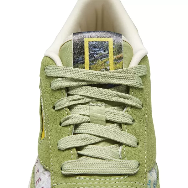 imageReebok Club Fashion SneakerNational GeographicMap GraphicGuard Green