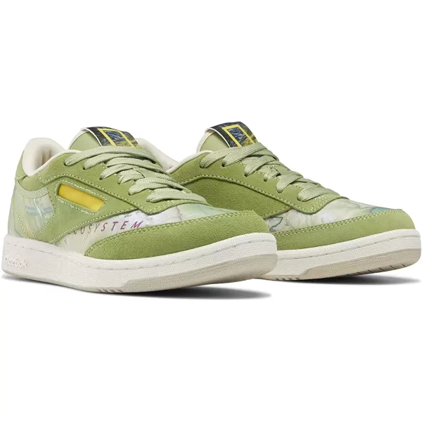 imageReebok Club Fashion SneakerNational GeographicMap GraphicGuard Green