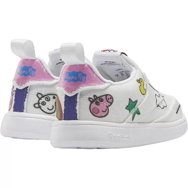 imageReebok Club Fashion SneakerPeppa Pig PinkWhiteBlack