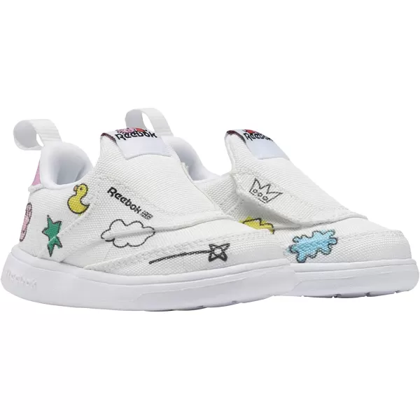 imageReebok Club Fashion SneakerPeppa Pig PinkWhiteBlack