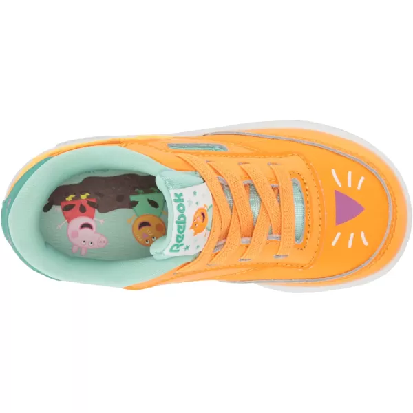 imageReebok Club Fashion SneakerPeppa PigMaximum OrangeTeal