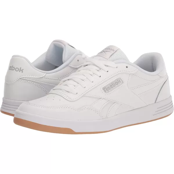 imageReebok Court Advance Sneaker  UnisexAdult  WhiteCold GreyGum